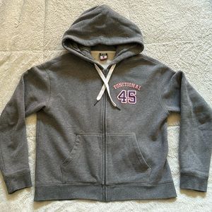 F45 hooded front zip sweatshirt medium